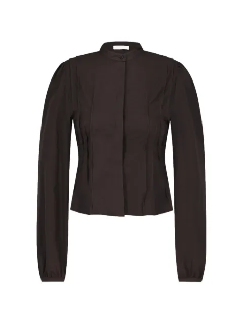 Amomento pintuck slim shirt