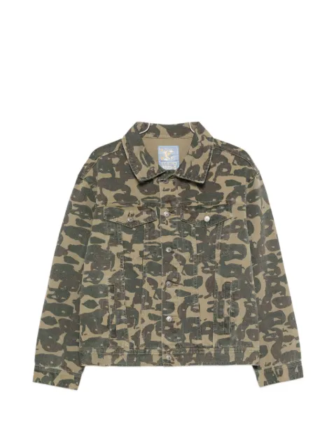 KidSuper camouflage button jacket