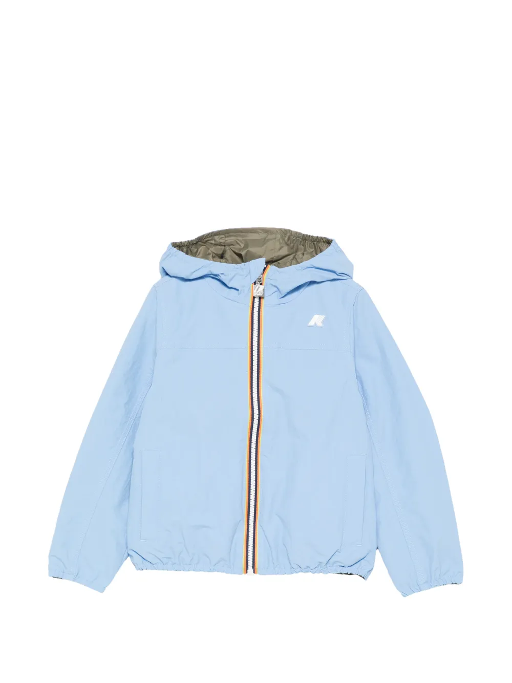 K Way Kids P. Jake hooded zipped jacket - Blau
