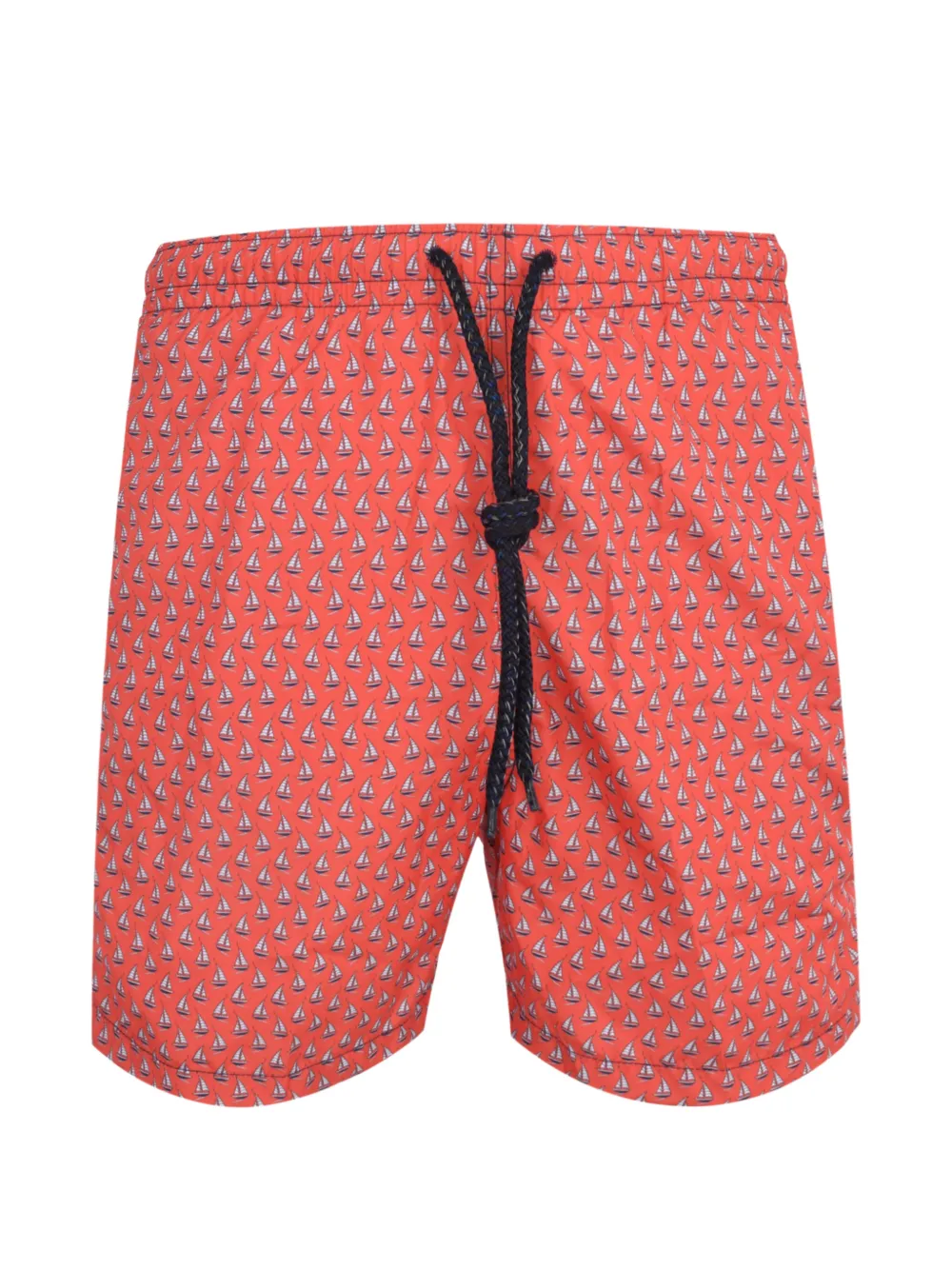 Drumohr sailboat-print shorts - Rosso