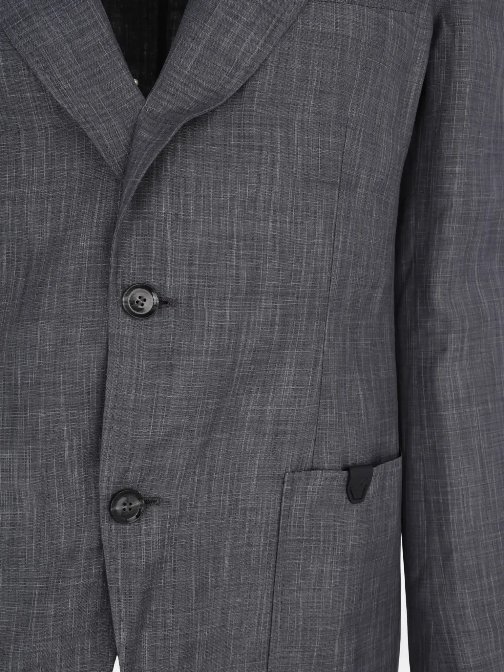 Brioni Leggera jack met enkele rij knopen Grijs