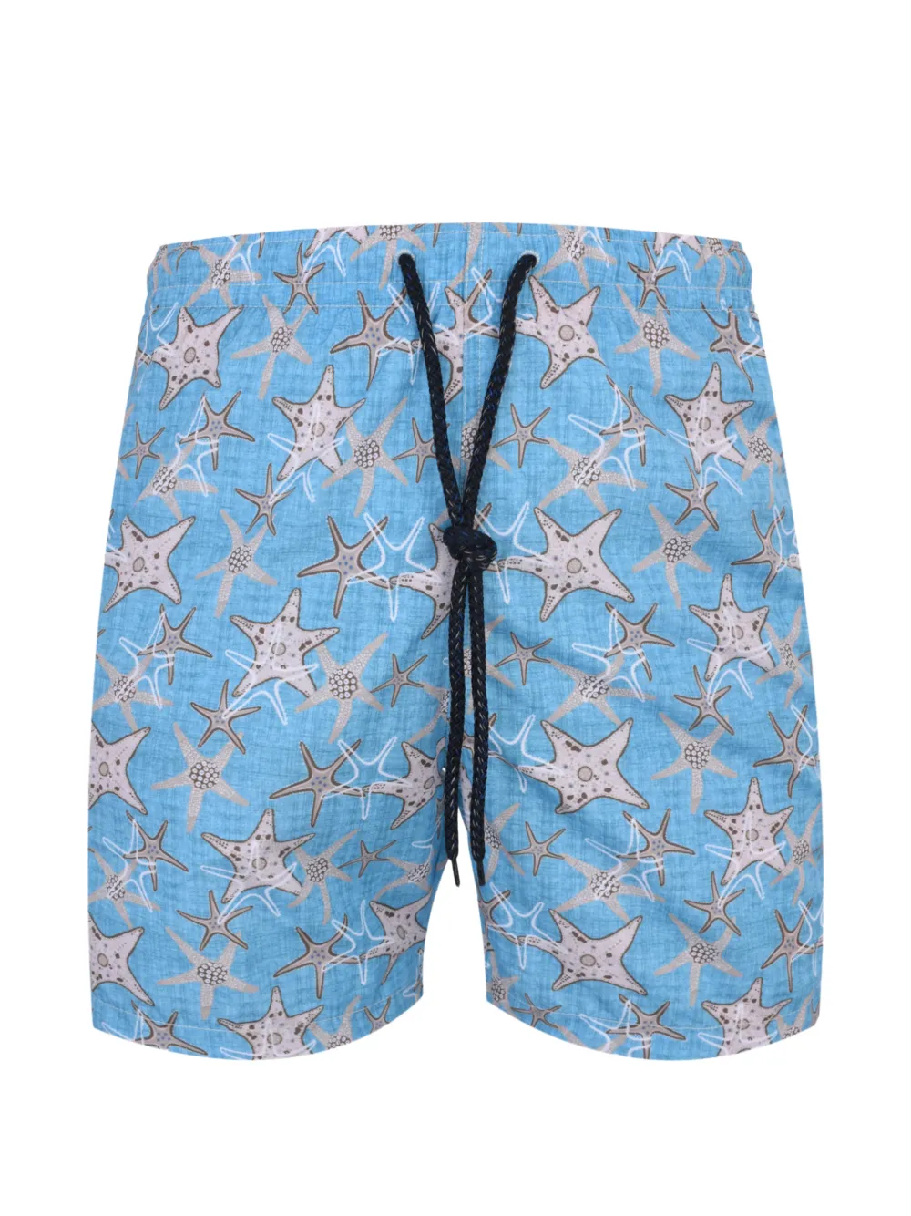 Drumohr drawstring slub-texture shorts - Blue