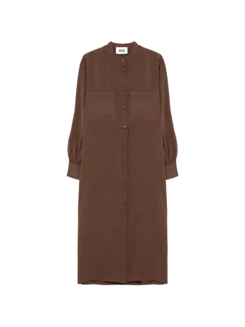 ALPHA STUDIO pocket buttoned shirt dress