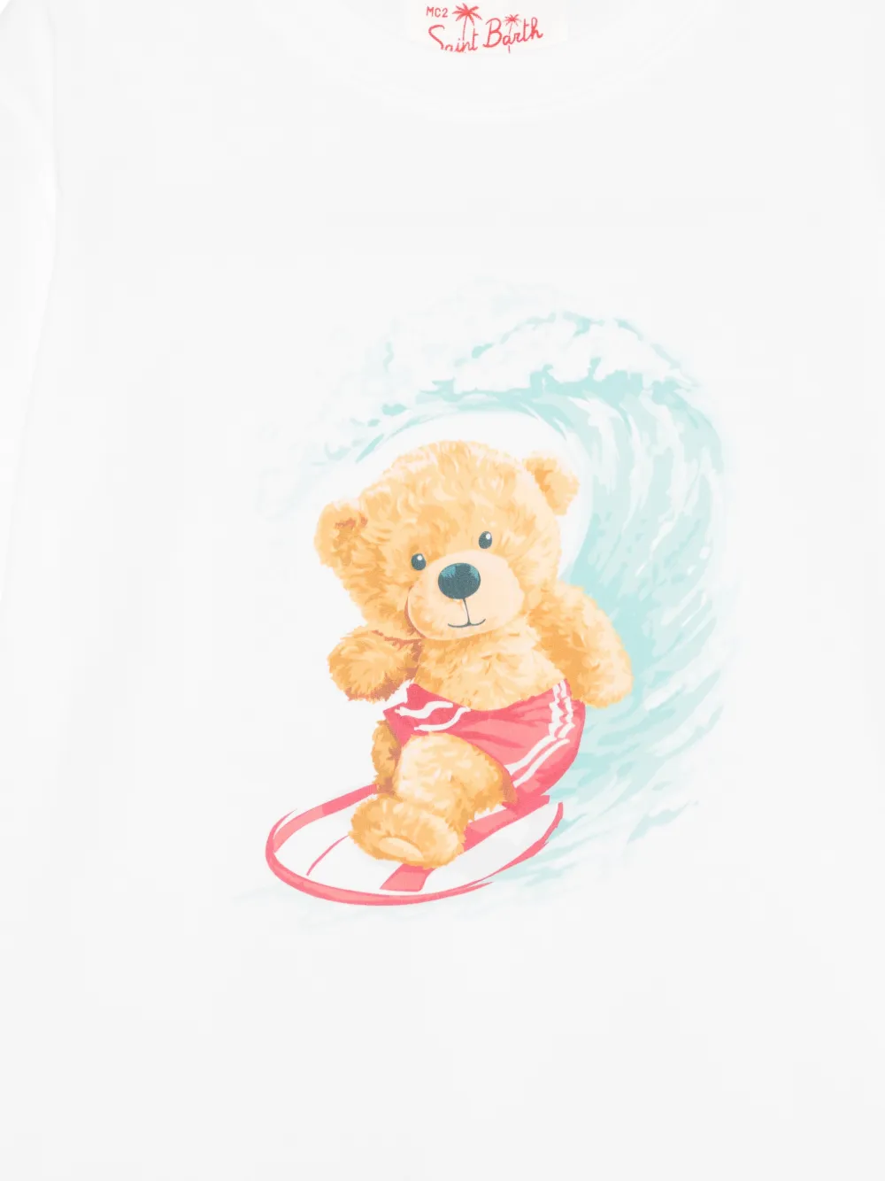 MC2 Saint Barth Kids Denver T-shirt Wit