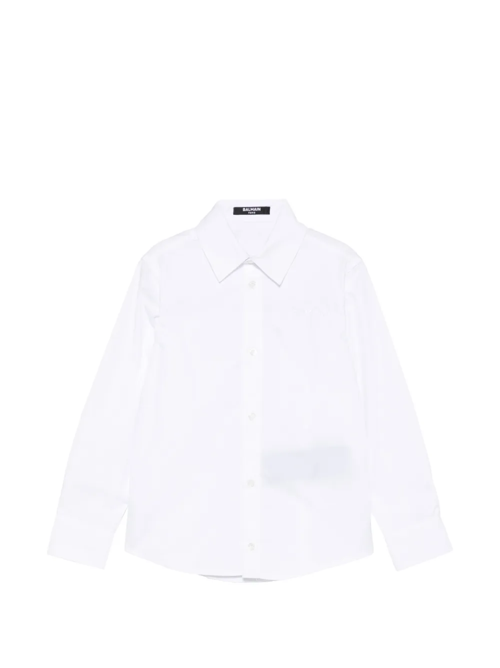 Balmain Kids embroidered shirt - Bianco