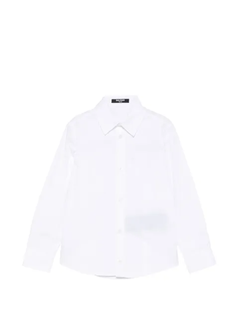 Balmain Kids camisa con bordado