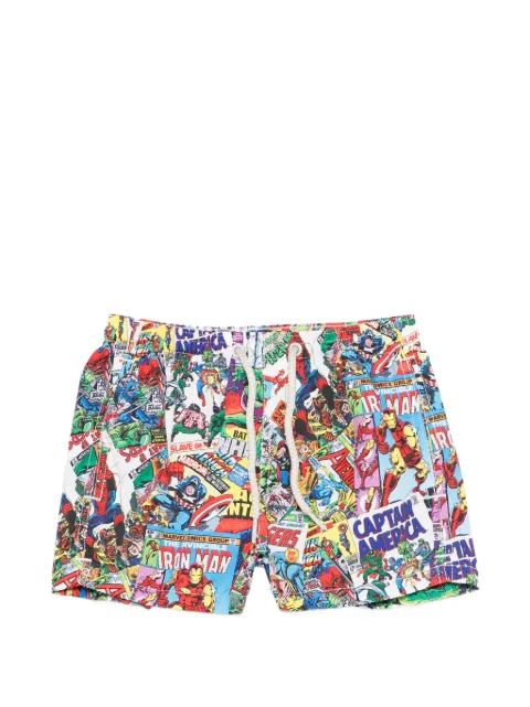 MC2 Saint Barth Kids X Marvel Comics Jean print swim shorts