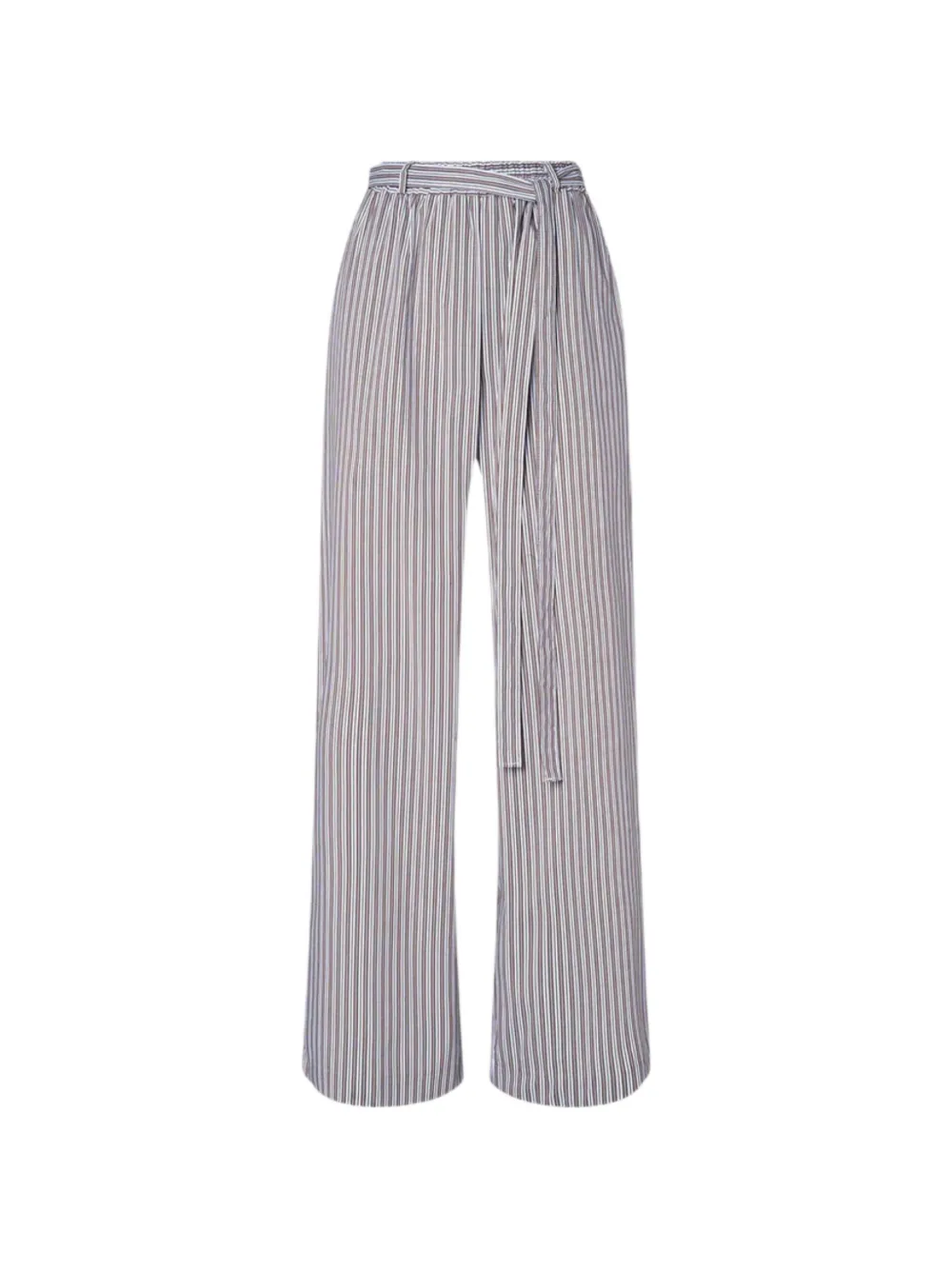 La Piscine striped tie-waist trousers - Viola
