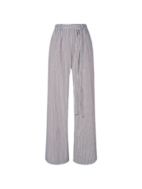 La Piscine striped tie-waist trousers