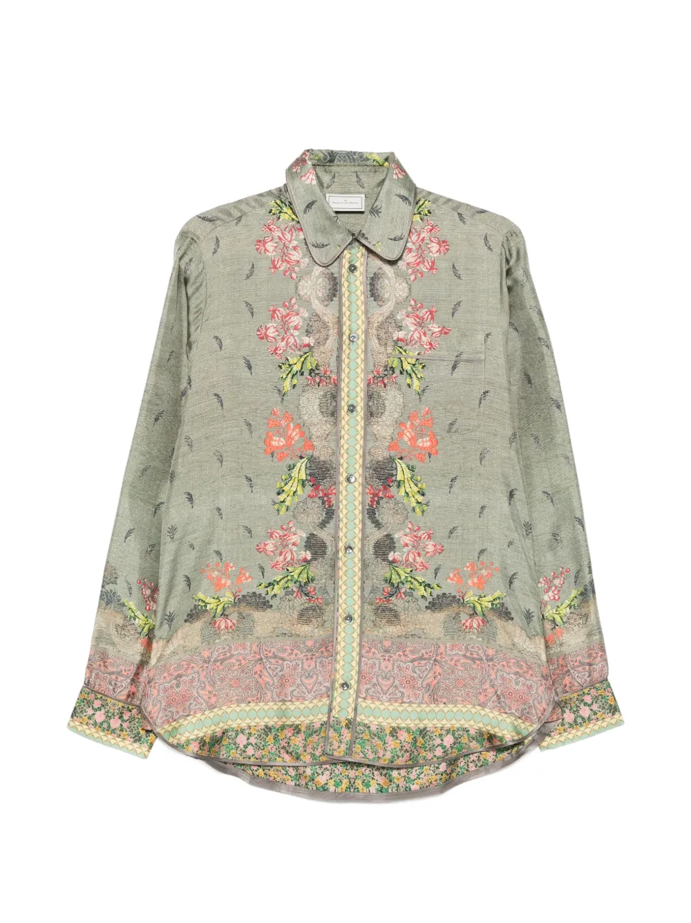 Pierre-Louis Mascia floral-print shirt - Verde