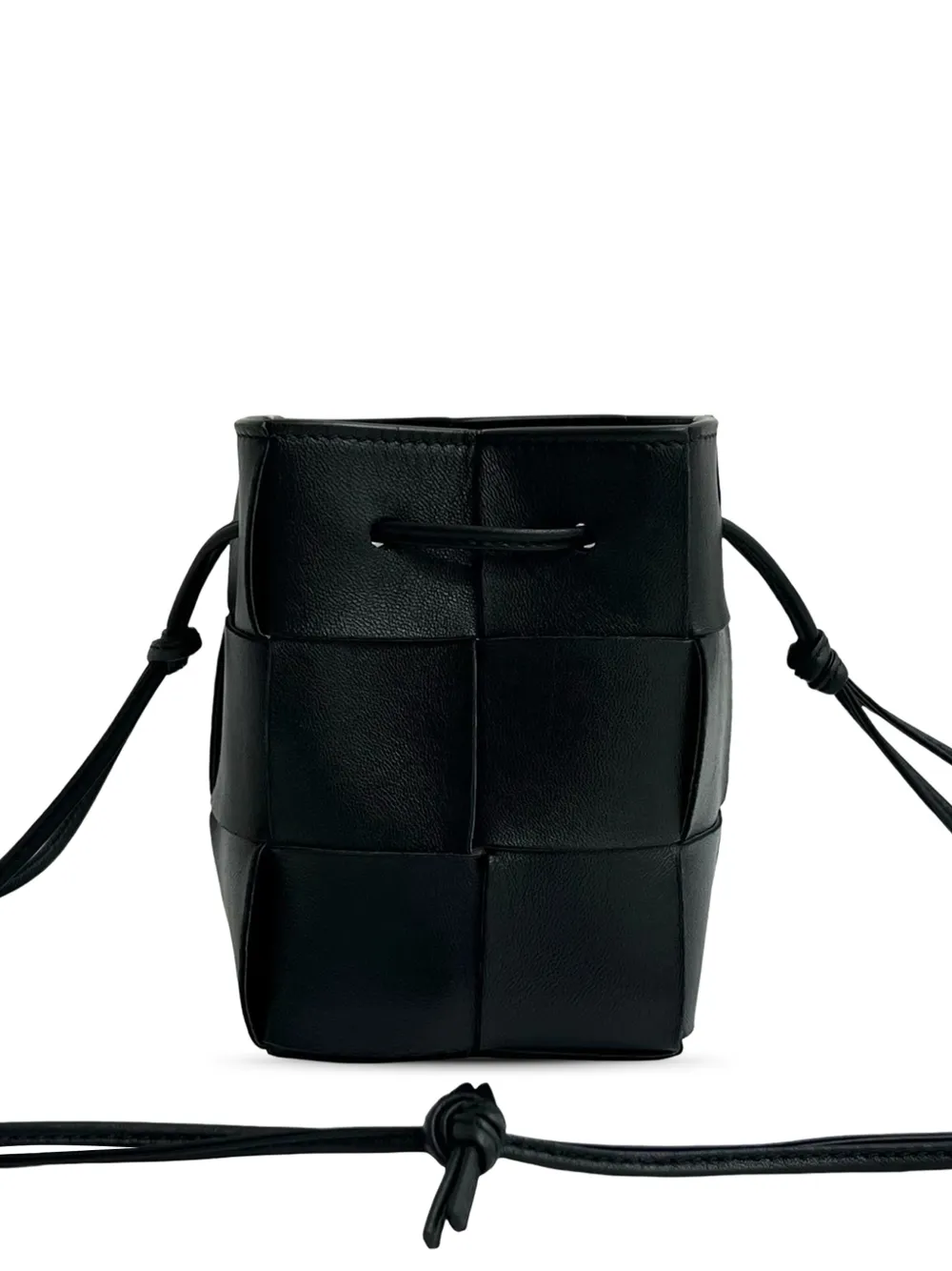 Bottega Veneta Pre-Owned 2012-2025 Mini Nappa Maxi Intrecciato Cassette bucket bag - Nero