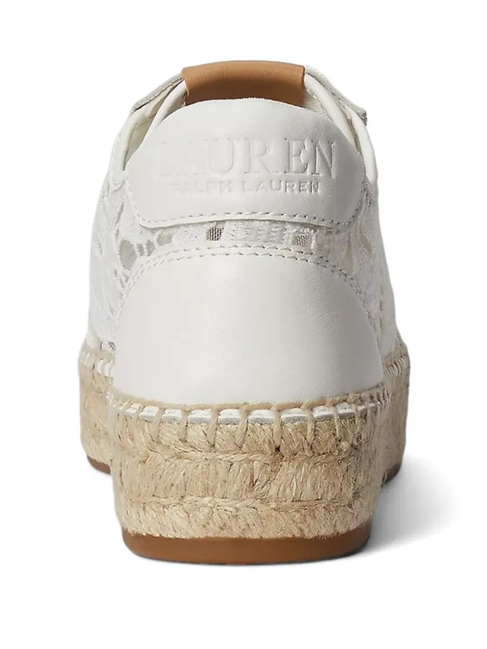 Lauren Ralph Lauren Luize sneakers met plateauzool Wit