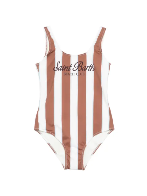 MC2 Saint Barth Kids Cara striped swimsuit