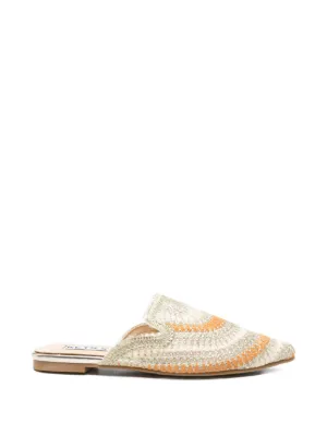 Melissa × Y/PROJECT デザインミュール 37 未使用に近い美品 Y/Project x Melissa フローラル ミュール | ニュートラル | FARFETCH JP