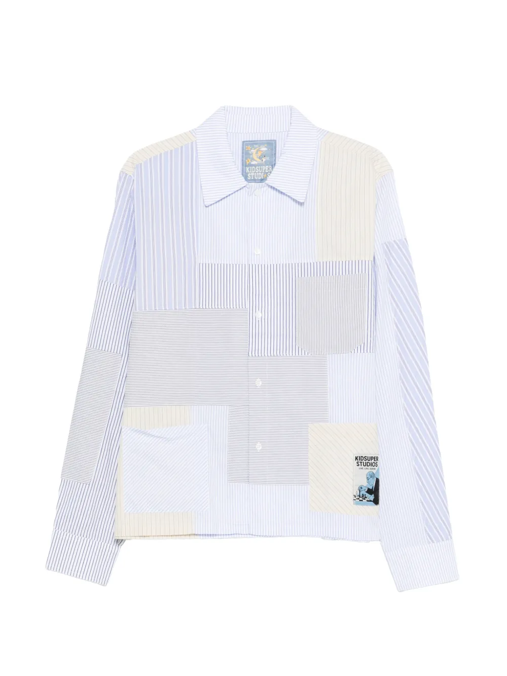 KidSuper striped-pattern shirt - Blu