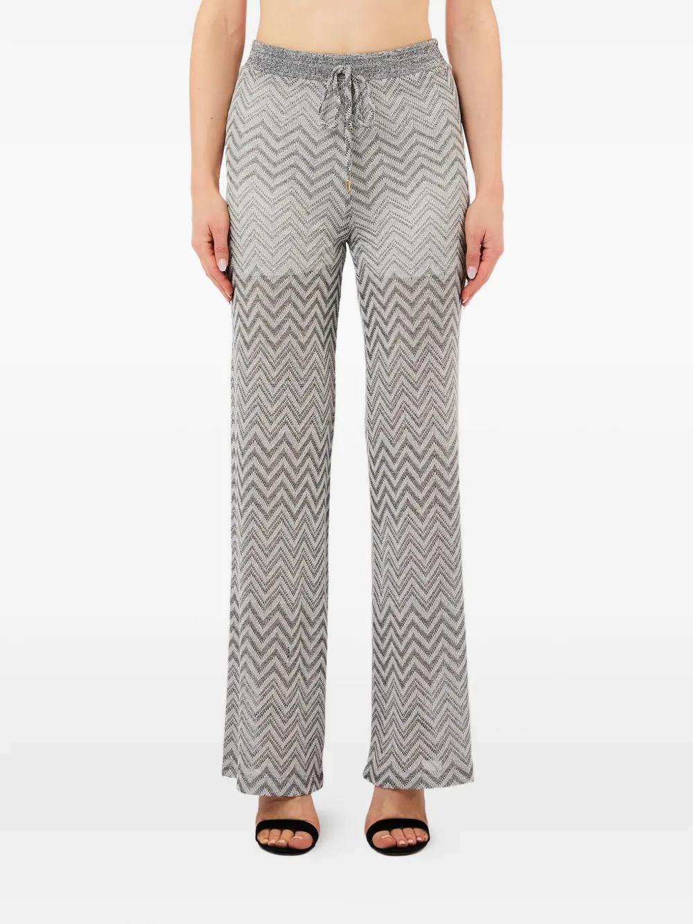LIU JO drawstring trousers - Argento