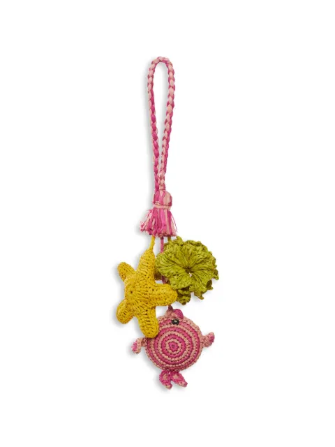 IBELIV raffia starfish bag charm