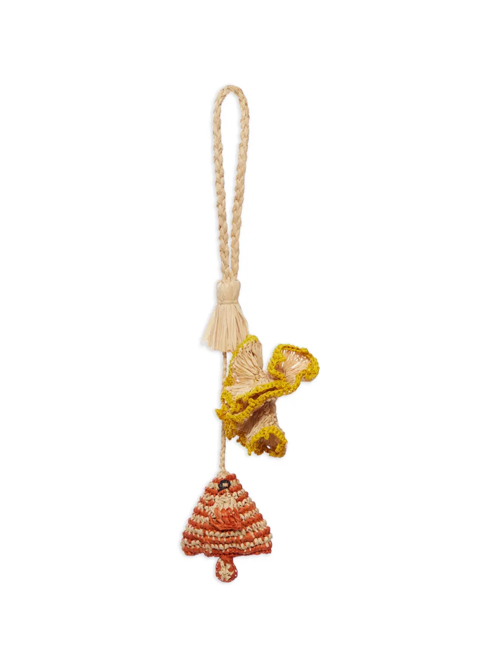 IBELIV raffia fish bag charm - Toni neutri