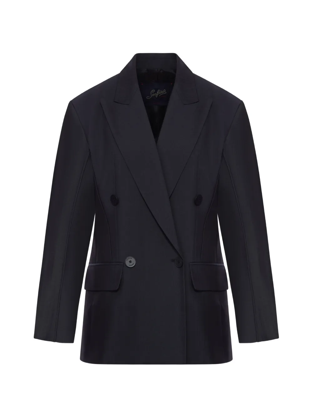 Seafarer double-breasted blazer - Schwarz