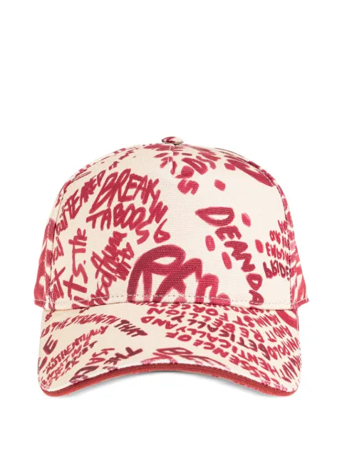 DSQUARED2 text-print baseball cap