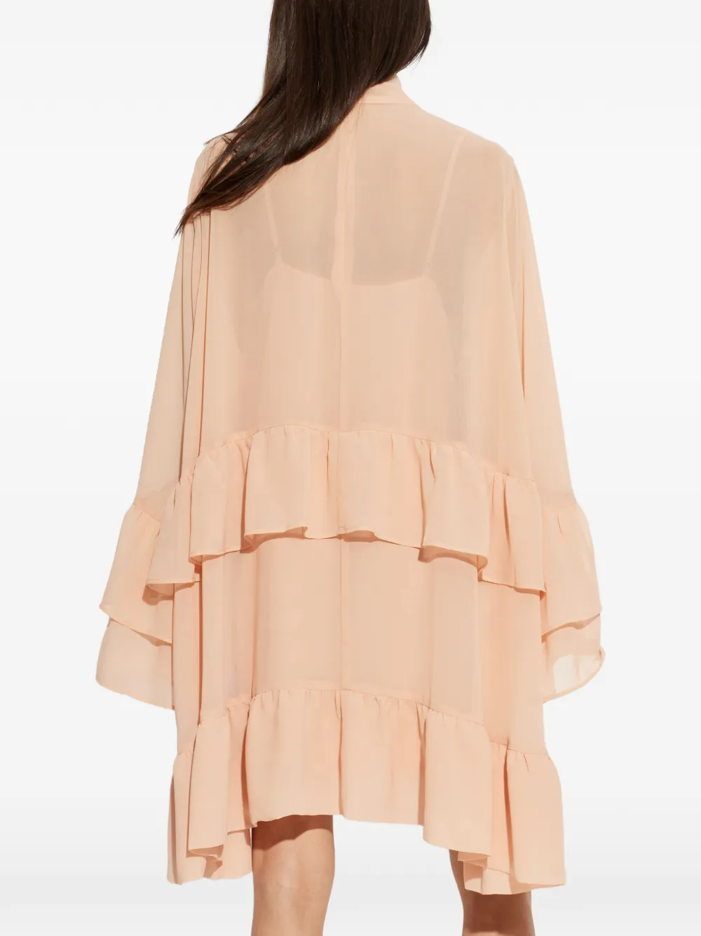 Gestuz Chiffany mini-jurk met ruches Roze