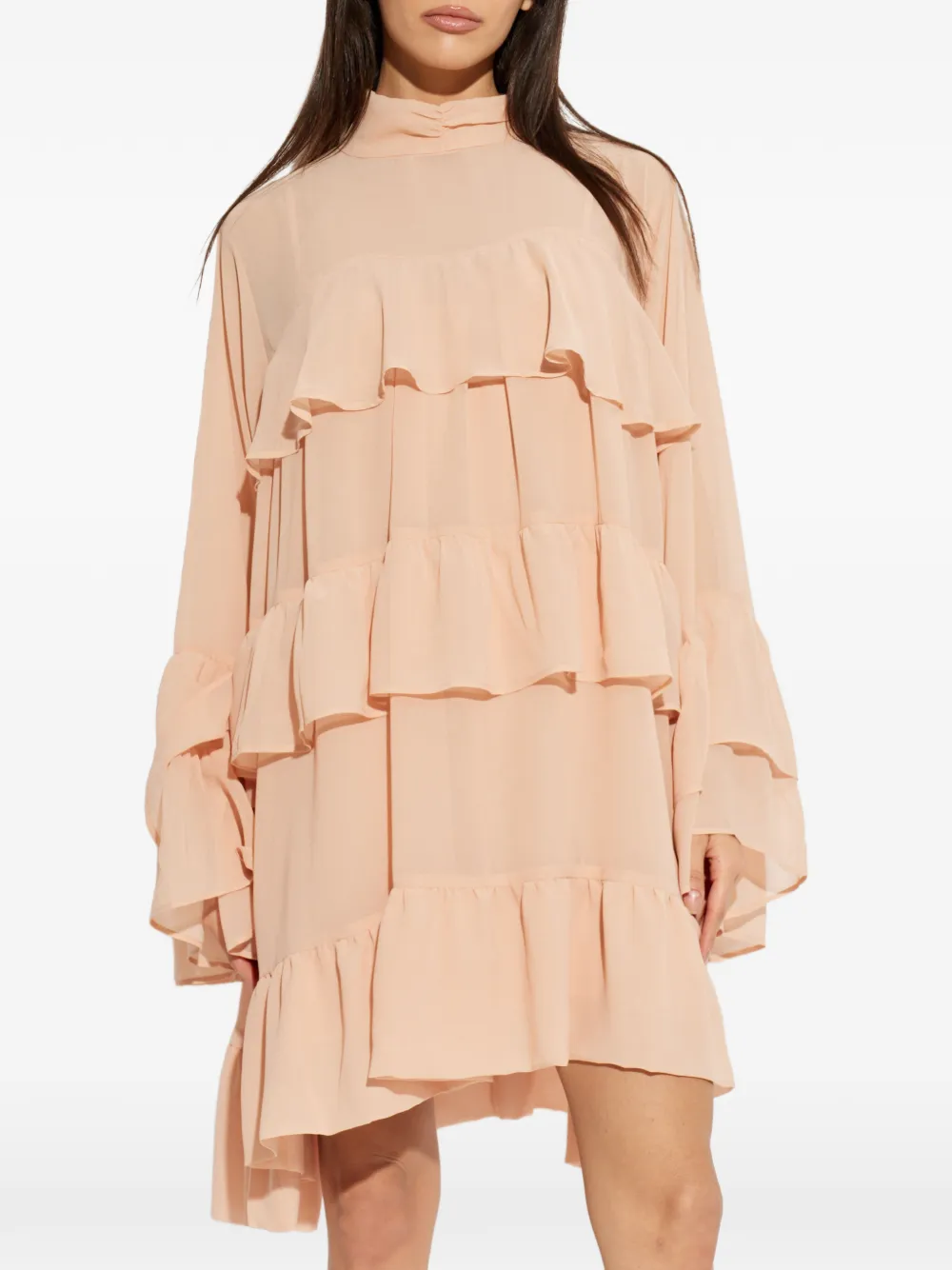 Gestuz Chiffany ruffled mini dress - Rosa