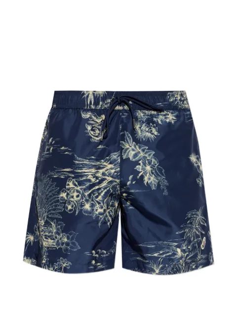 Moncler floral-print swim shorts