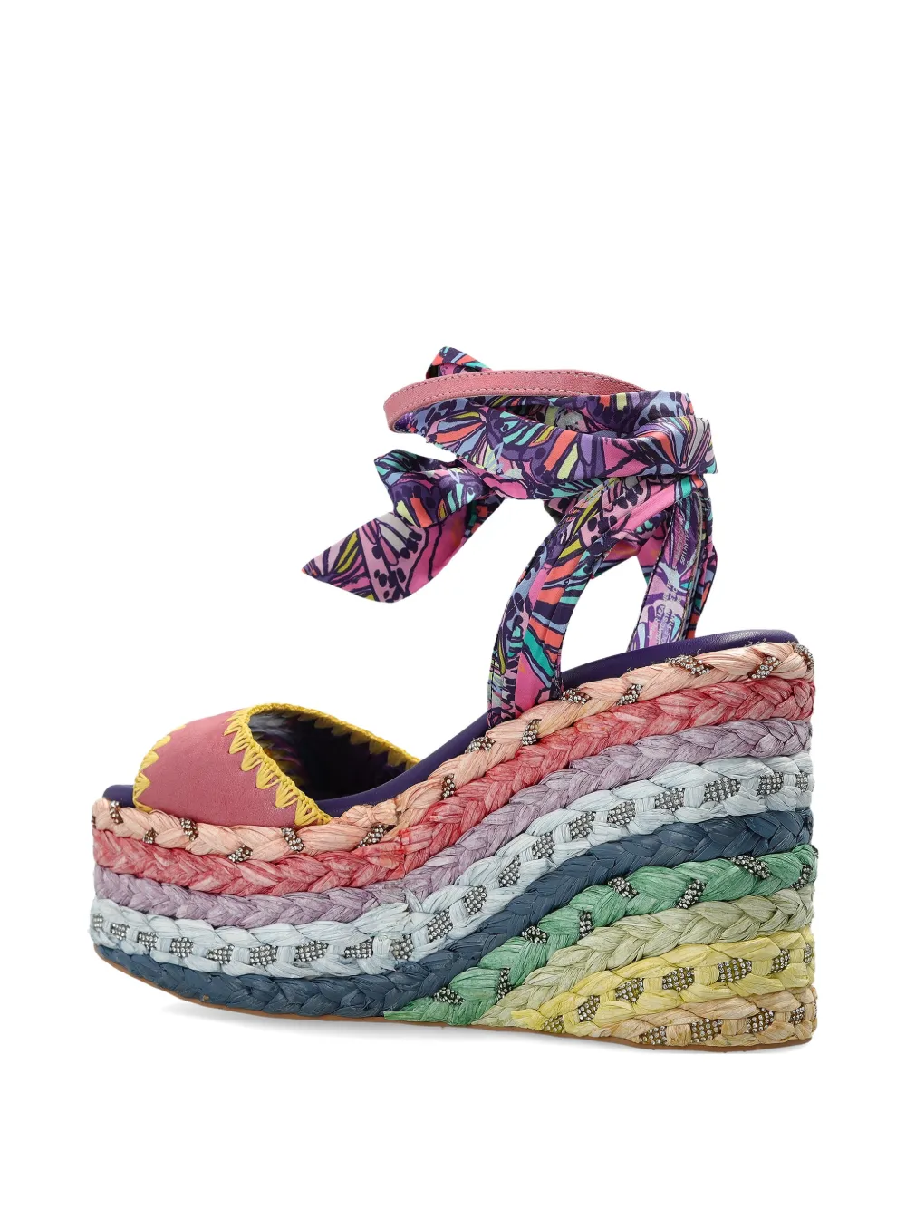 Kurt Geiger London Chelsea sandalen met sleehak Roze