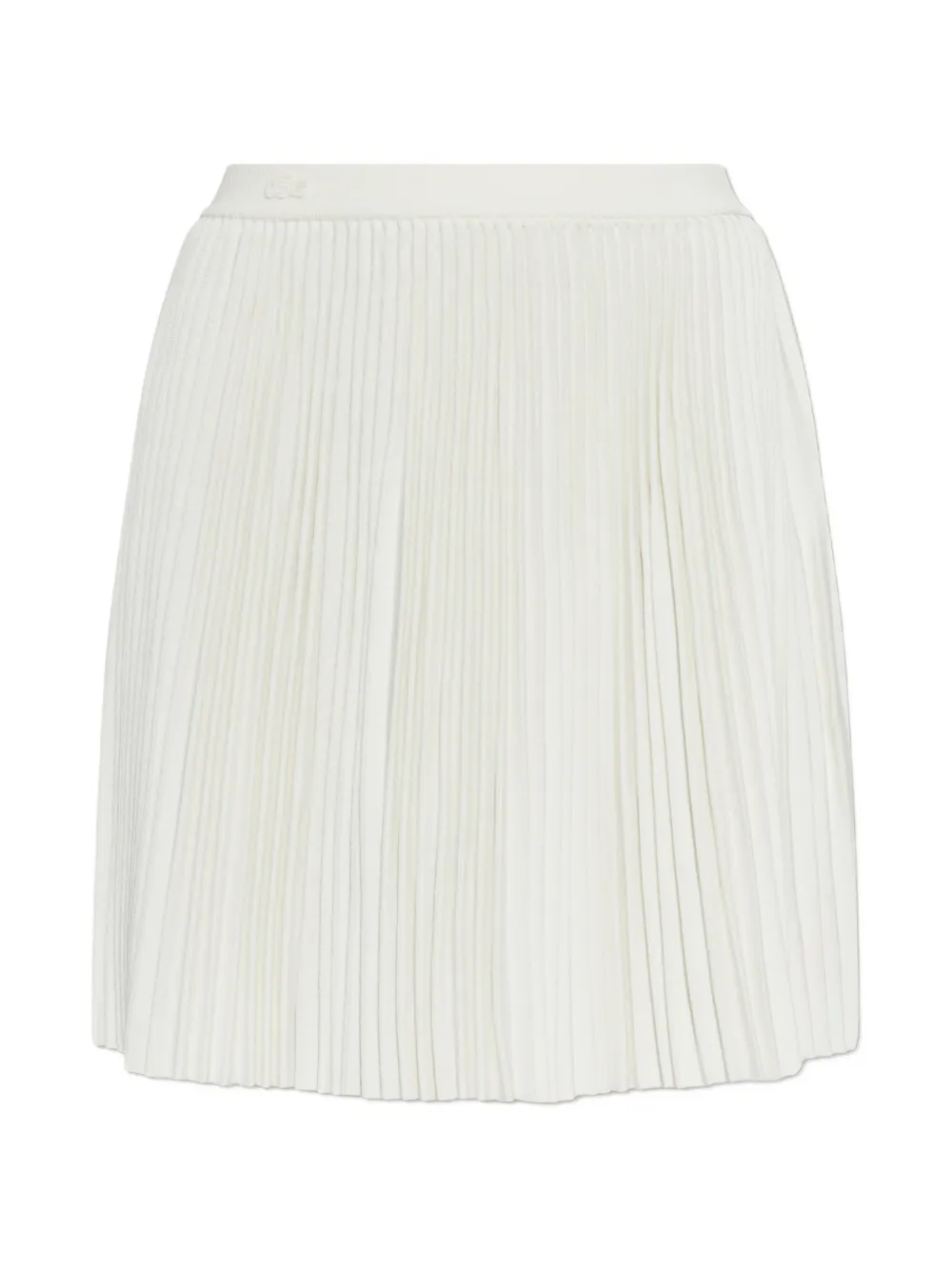 Lacoste pleated mini skirt - Bianco
