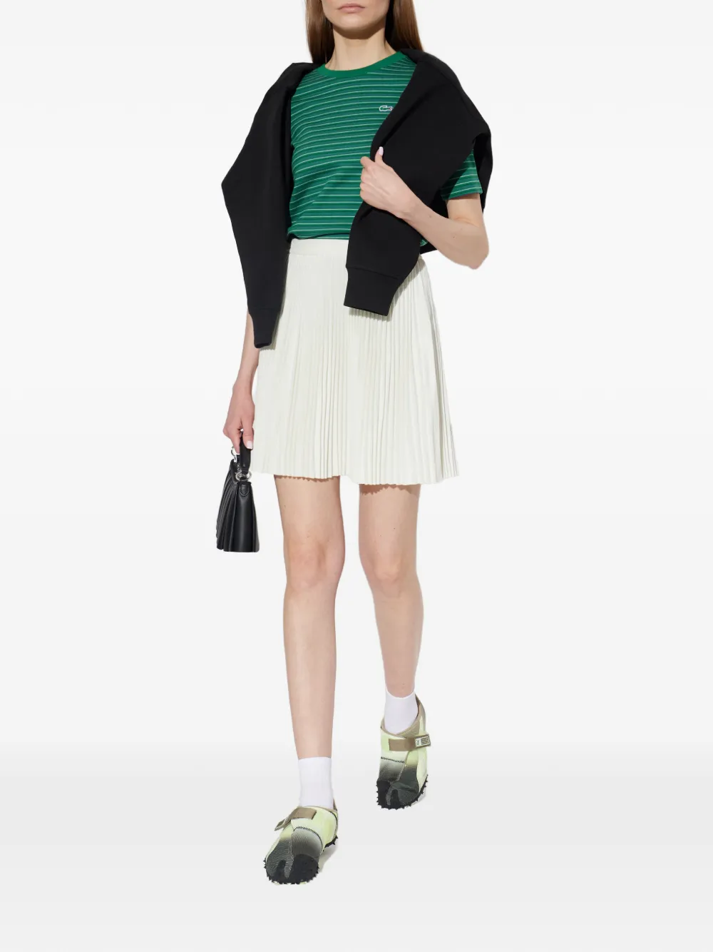 Lacoste Mini-plooirok Wit