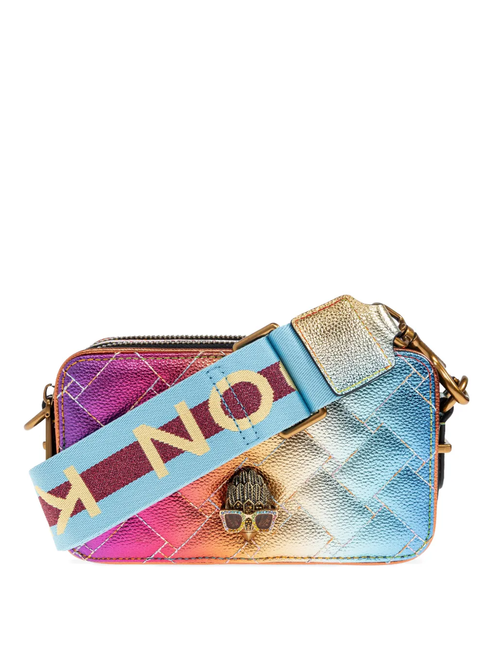 Kurt Geiger London Kensington quilted cross body bag - Rosa