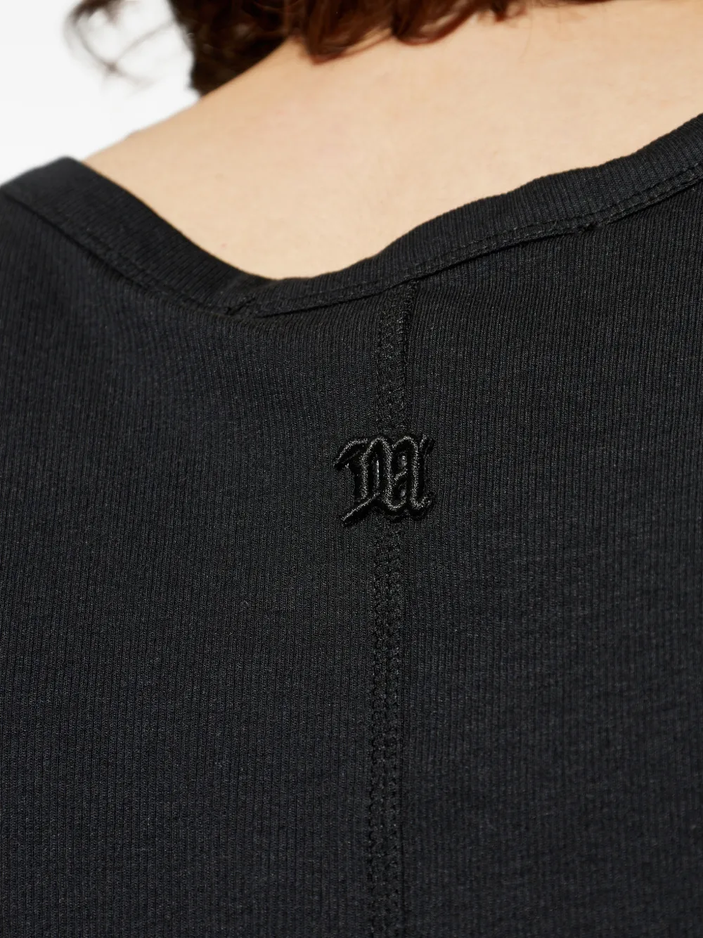 MISBHV Tanktop met logodetail Zwart