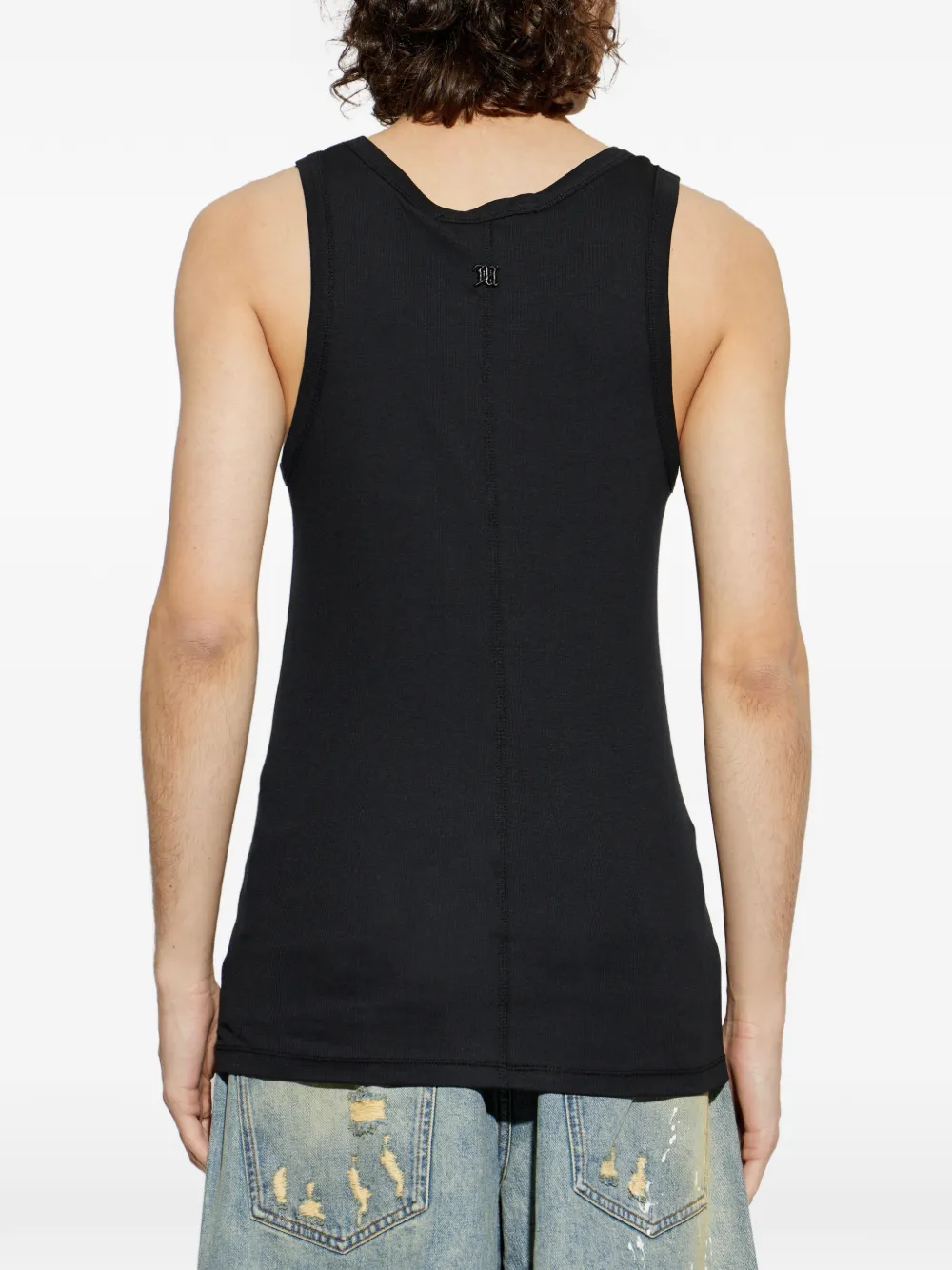 MISBHV Tanktop met logodetail Zwart