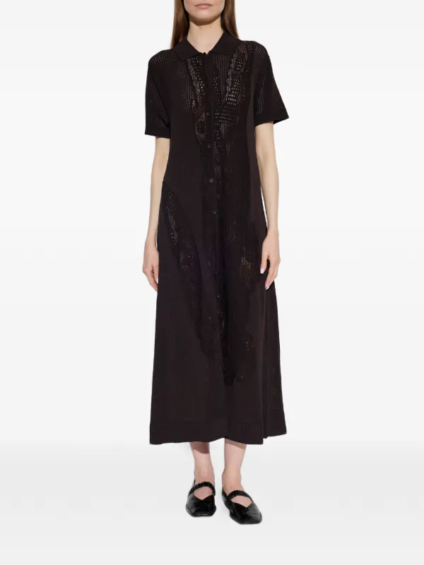 lacoste knit dress LACOSTE Skipper Knit Dress F(ONE SIZE) / OFF White