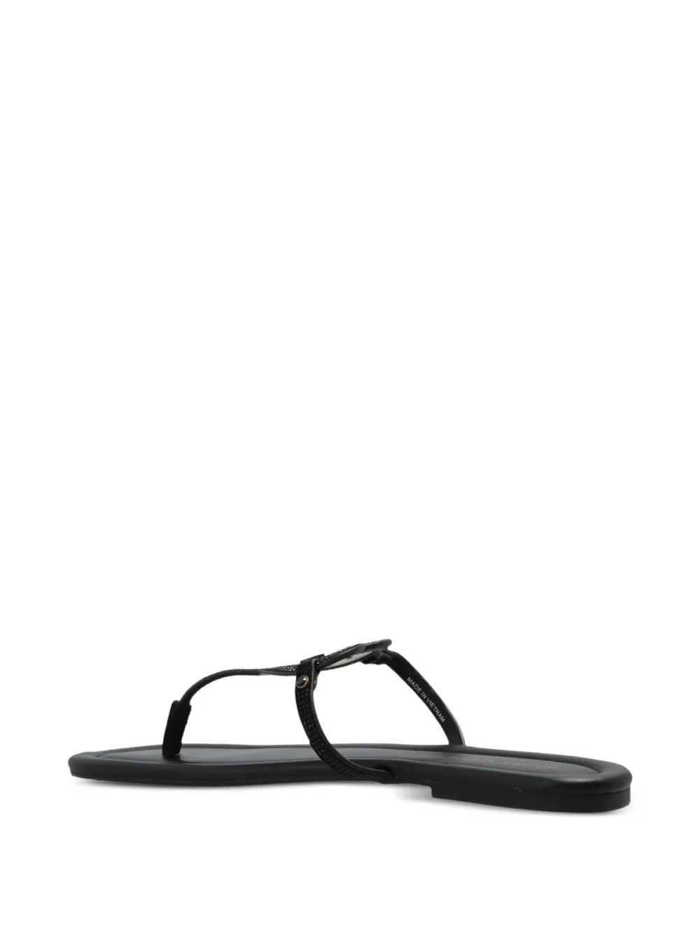 Kurt Geiger London Leren sandalen met hartdetail Zwart