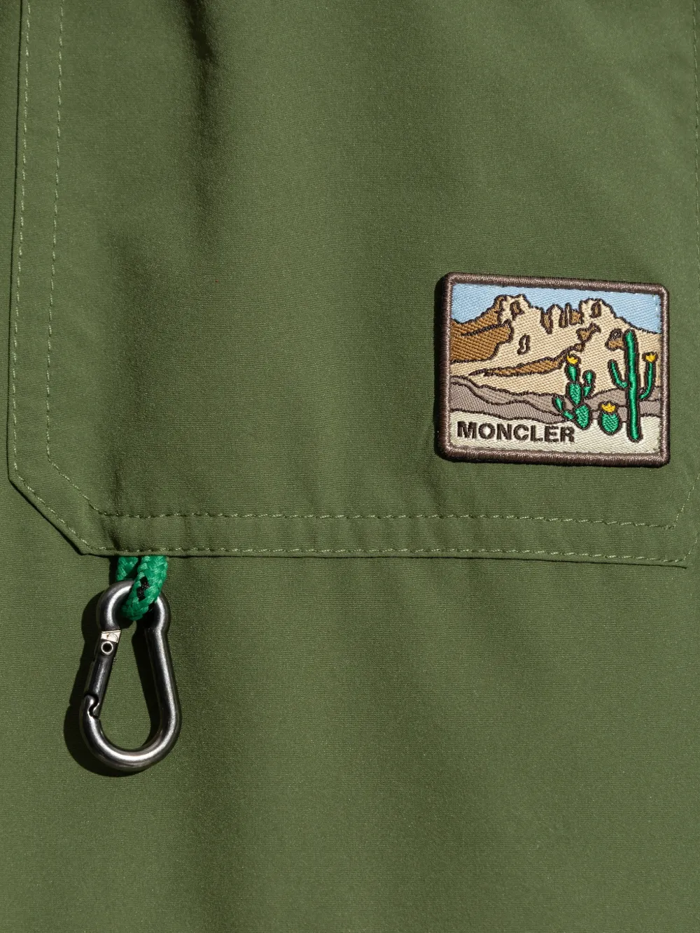 Moncler Grenoble Day-Namic overhemd Groen
