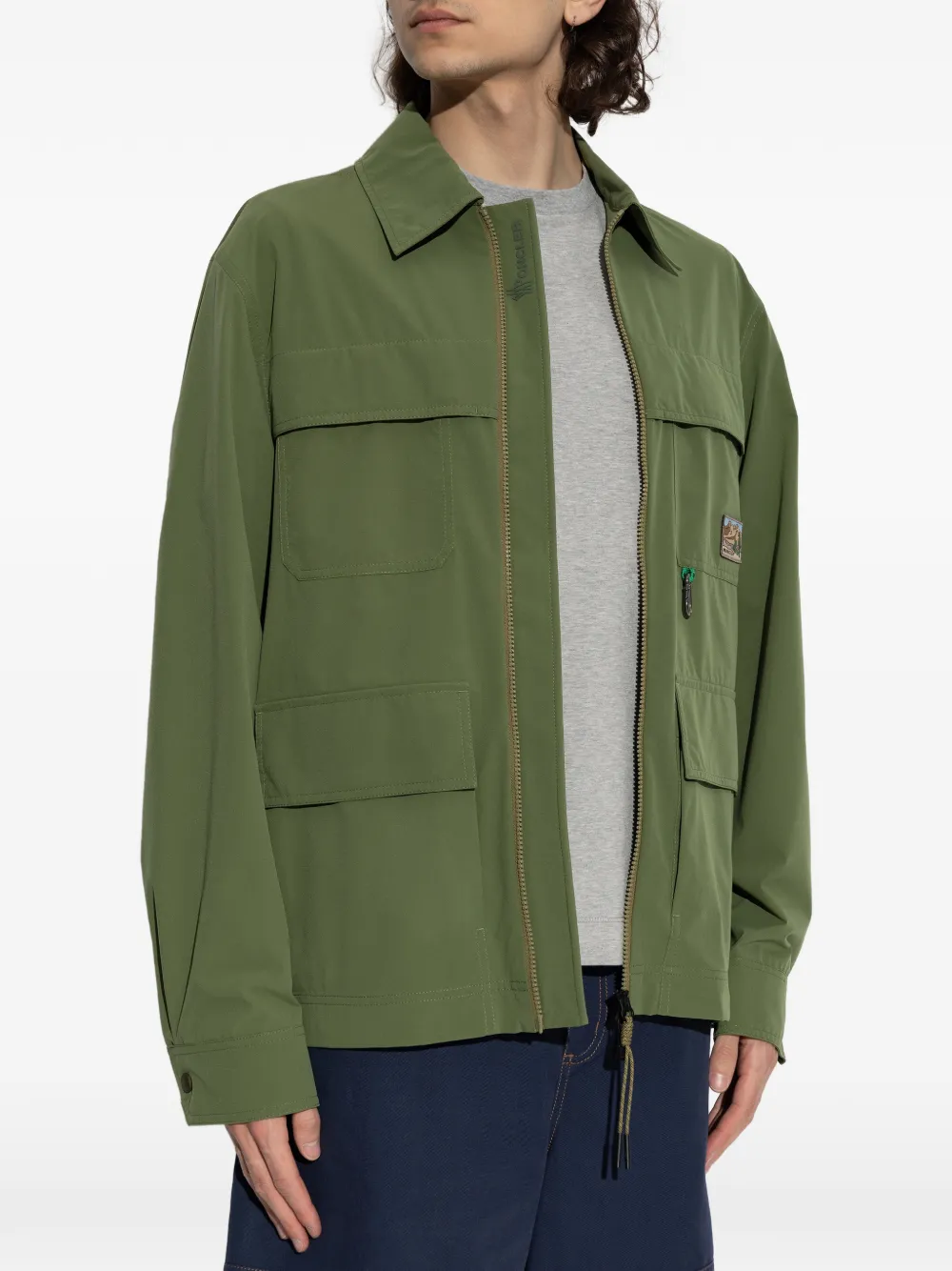Moncler Grenoble Day-Namic overhemd Groen