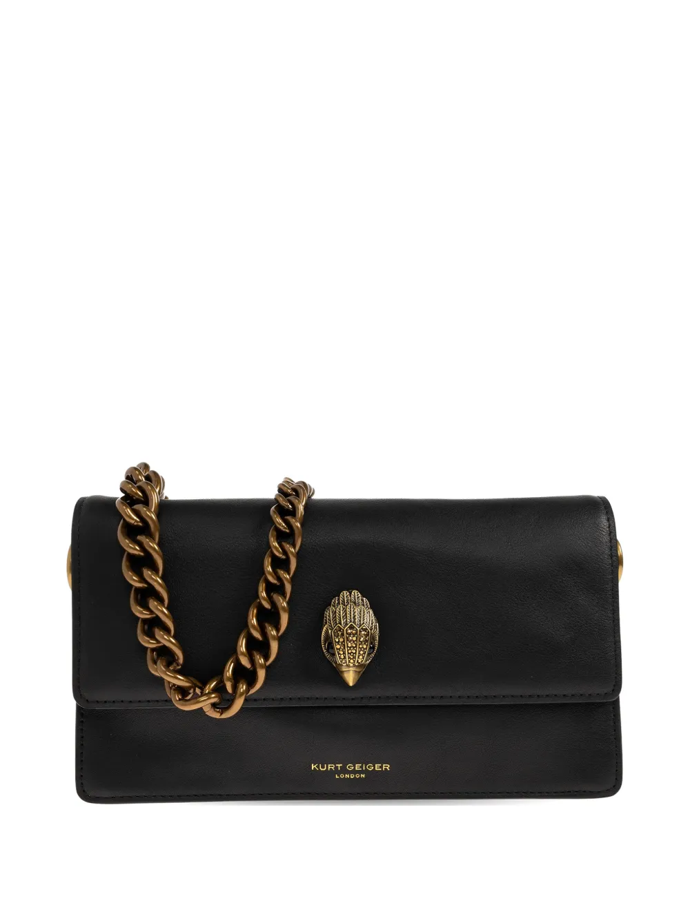 Kurt Geiger London Sloane eagle-head leather bag - Nero