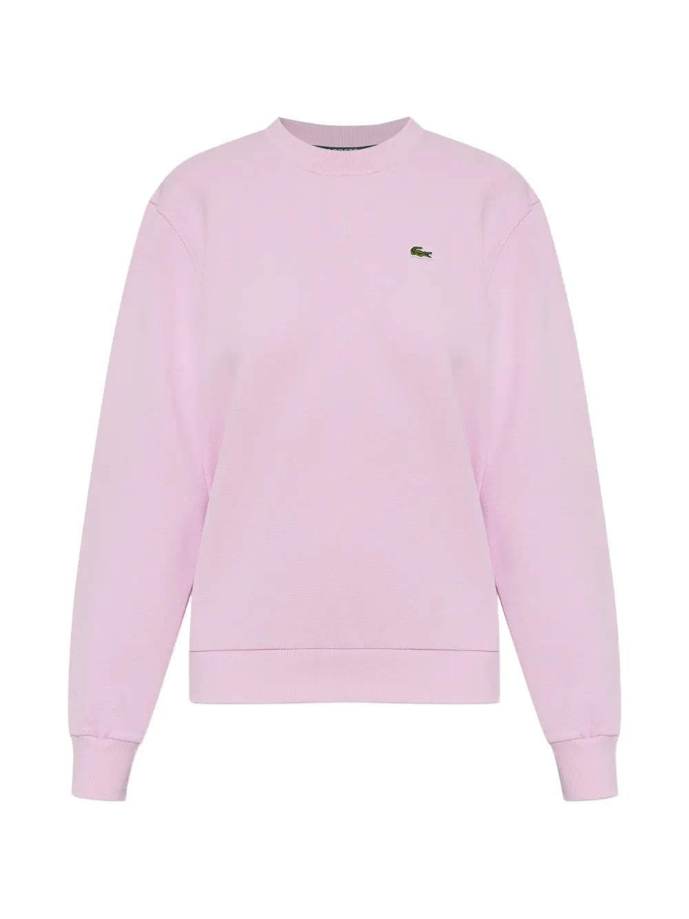 Lacoste logo-patch sweatshirt - Rosa