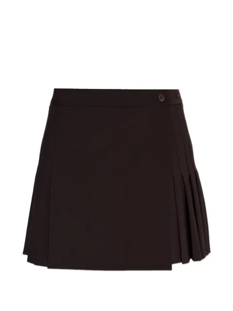 Lacoste wrap pleated mini skirt