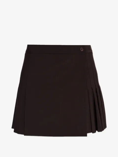 Lacoste wrap pleated mini skirt
