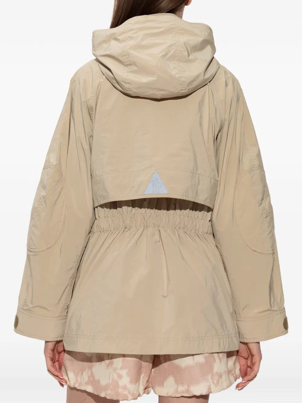 Moncler Grenoble Lerozel jack met meerdere zakken en rits Beige