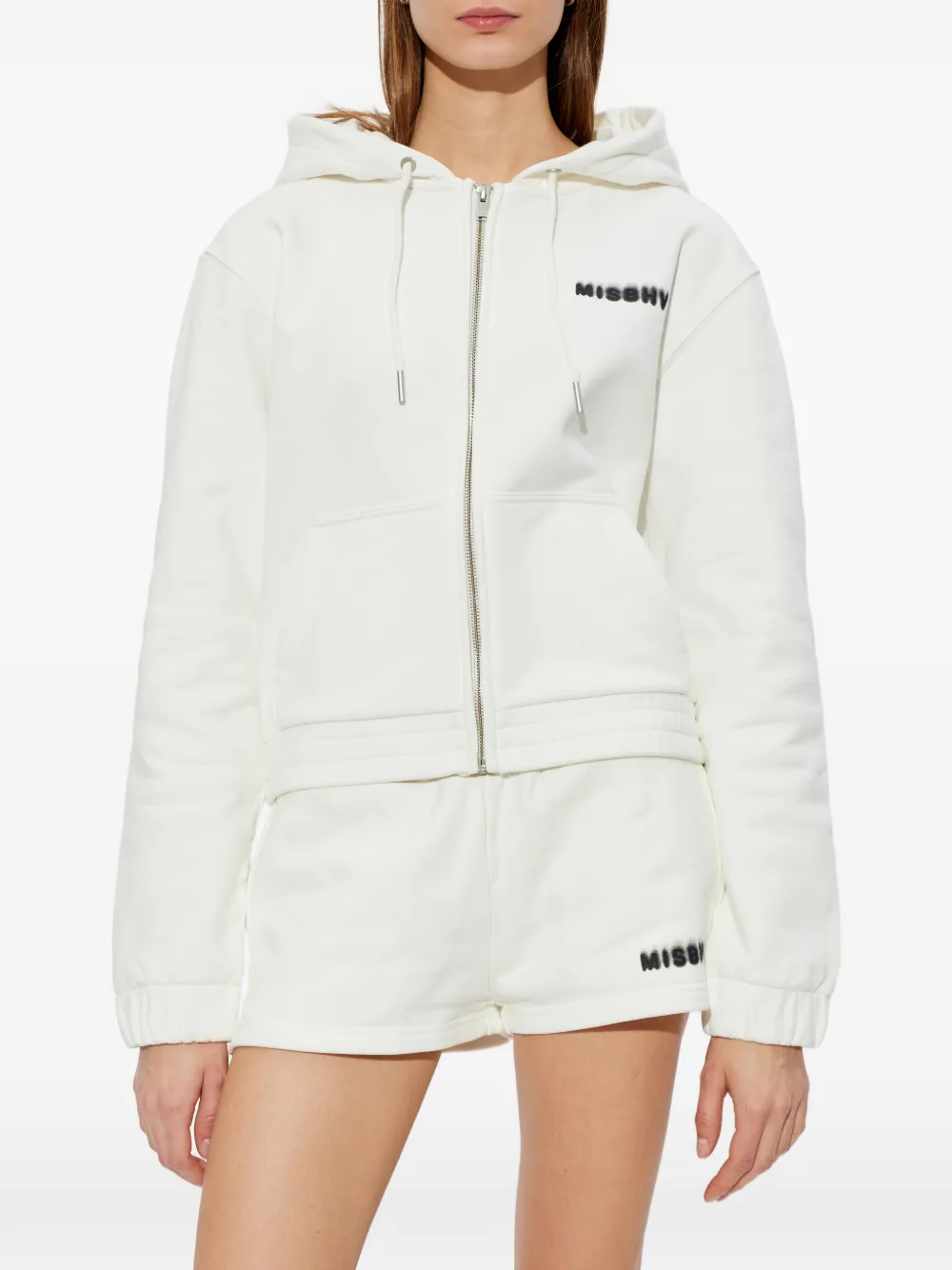 MISBHV Hoodie met logo Beige