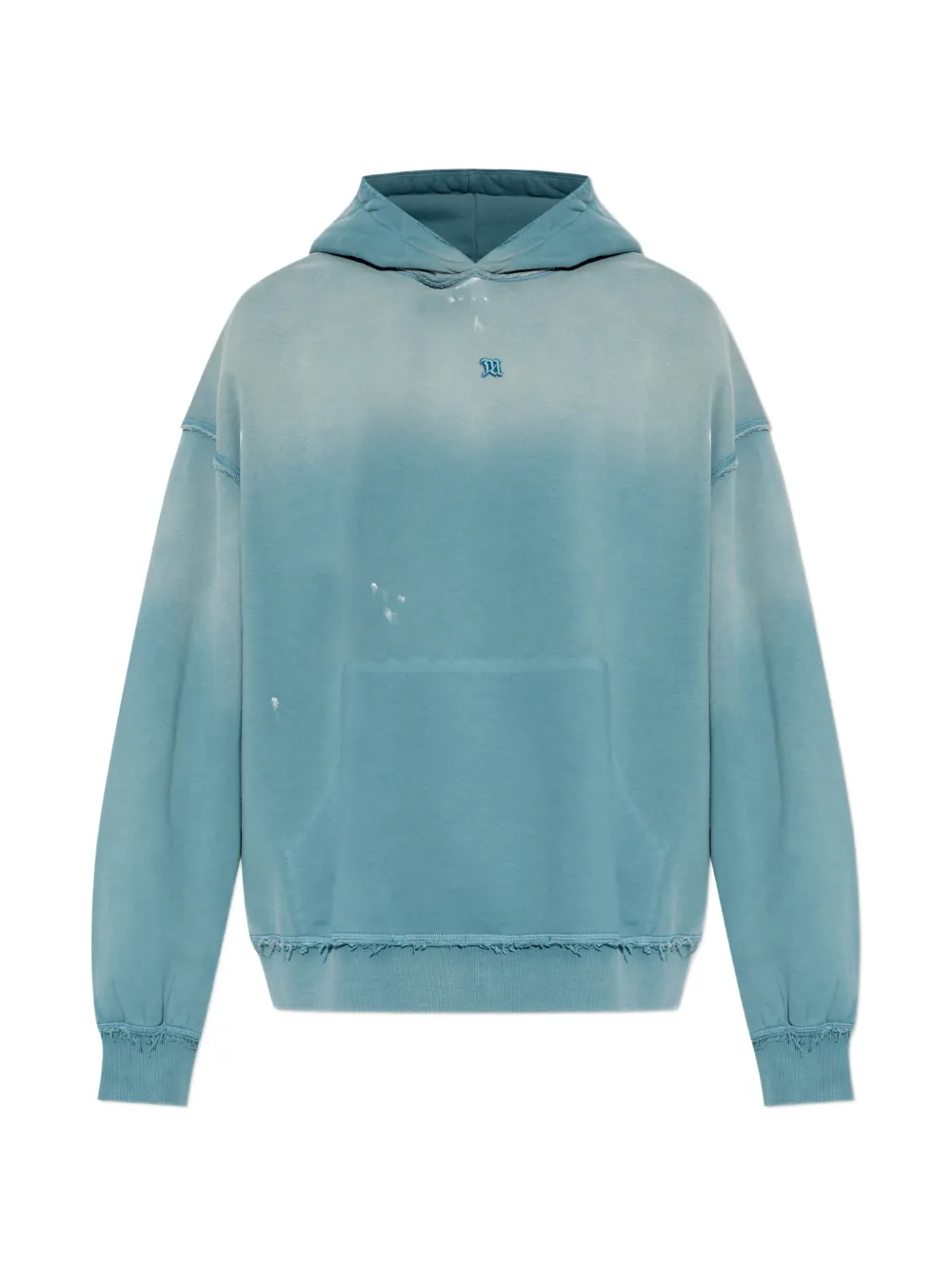 MISBHV Shadow pocket-detail cotton hoodie - Blu