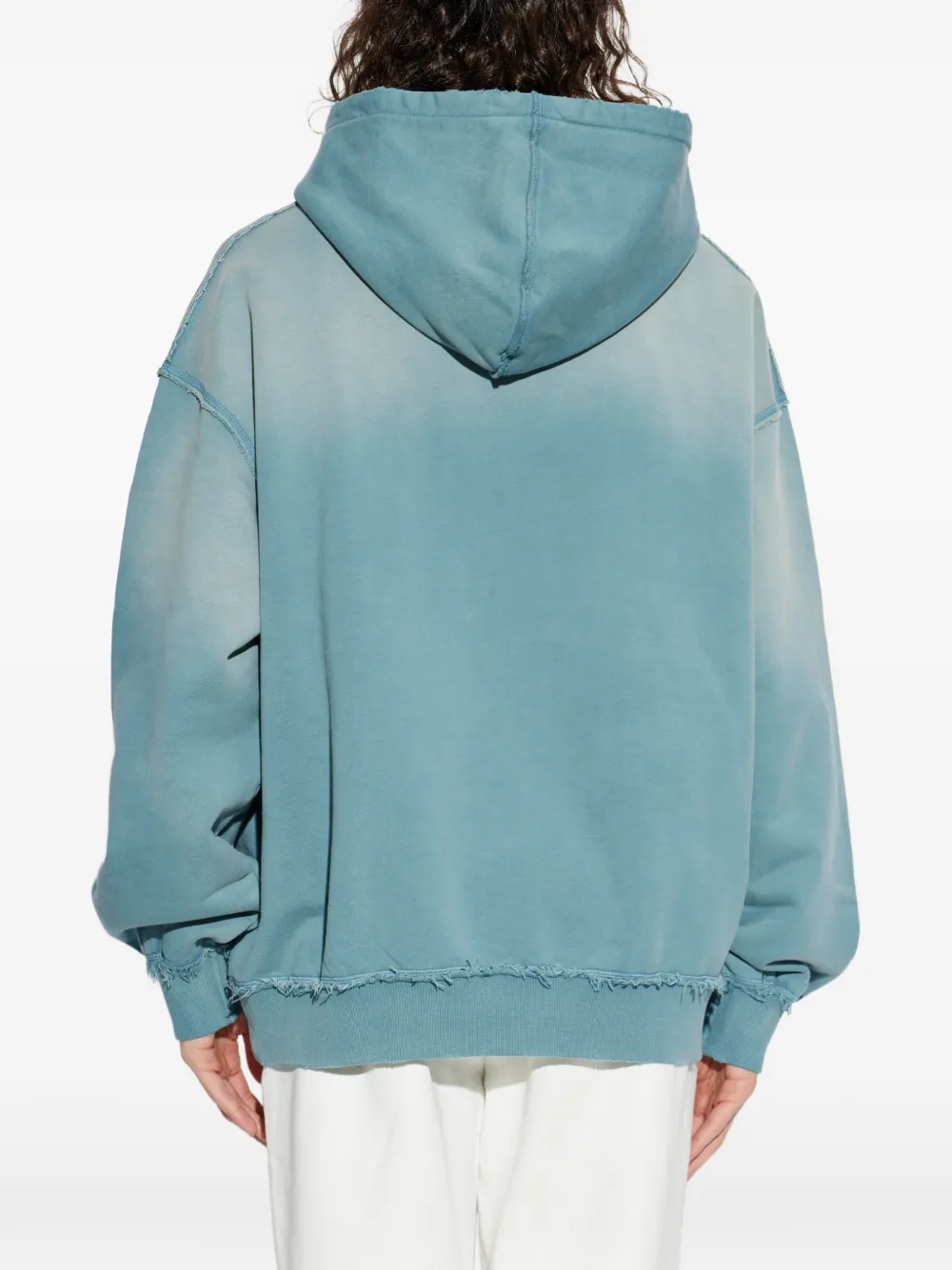 MISBHV Shadow katoenen hoodie met zakdetail Blauw