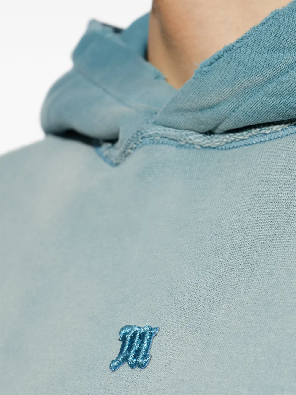 MISBHV Shadow katoenen hoodie met zakdetail Blauw