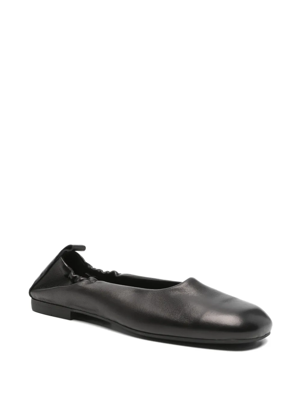 Copenhagen Ballerina's met gesmockte enkels Zwart