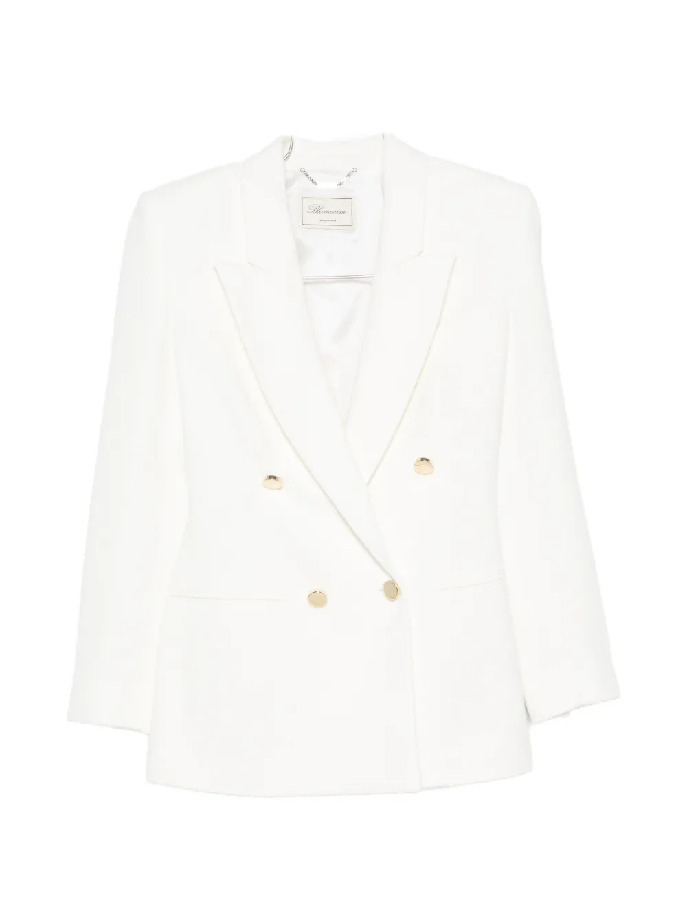 Blumarine double-breasted blazer - Nude