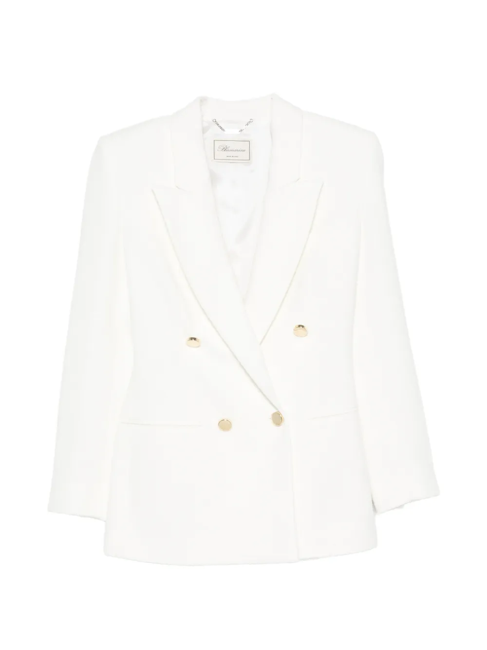 Blumarine double-breasted blazer - Nude