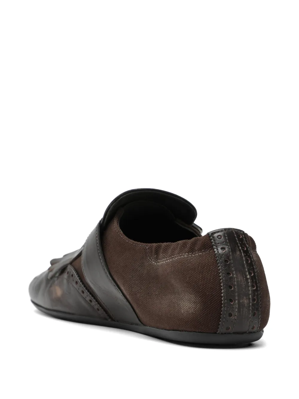 Prada Gespschoenen met franje Bruin